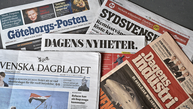 У Швеції довіра до журналів зросла, а кількість нової інформації для читачів зменшилася – опитування