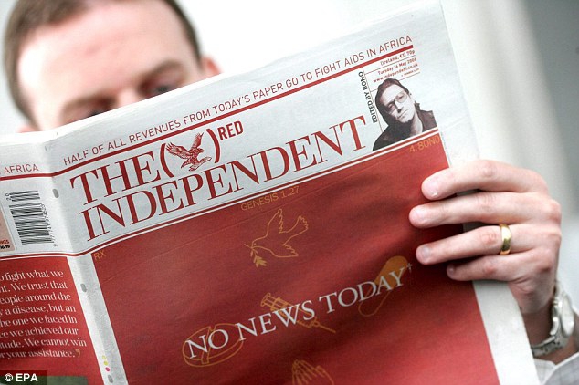 Британська газета The Independent випустила останній друкований номер