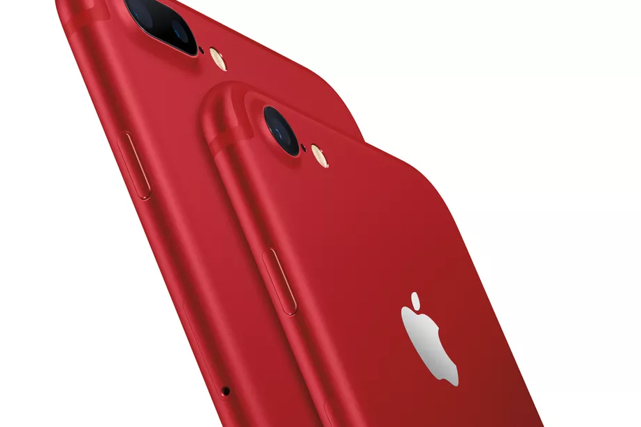 Apple представила червоний iPhone 7
