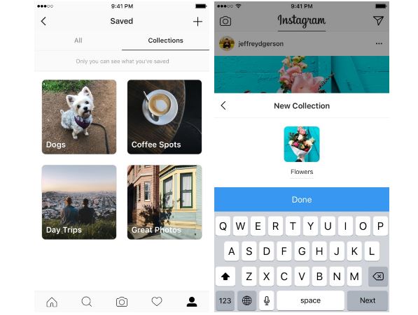 Instagram запускає функцію створення колекцій зі збережених фотографій