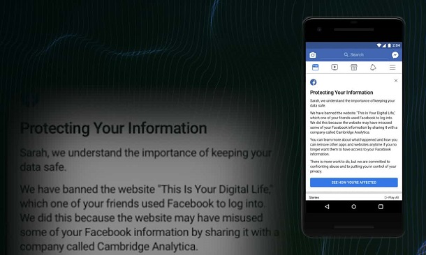 Сьогодні Facebook повідомить користувачів, чи потрапили їхні дані до Cambridge Analytica