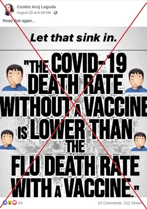 У соцмережах поширюють фейк, що від грипу помирають більше, ніж від коронавірусу