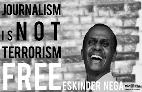 «Золотим пером Свободи» відзначили ув’язненого ефіопського журналіста Ескіндера Неґу