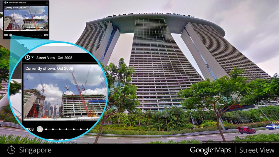 У Google Street View з’явилася функція «машини часу»