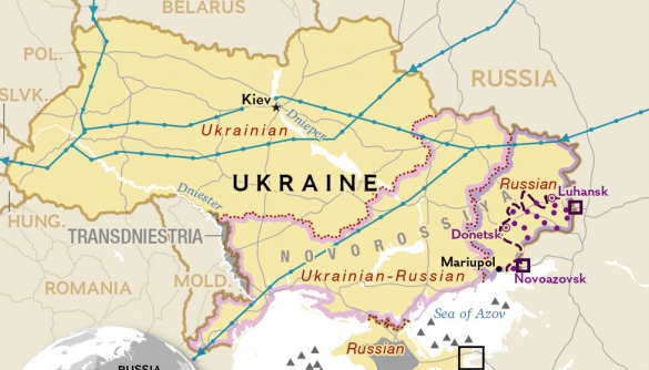 Американський National Geographic пояснив скандальний матеріал про Україну із «Новоросією» на карті