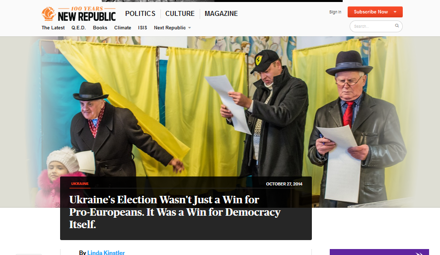«Українські вибори були не лише проєвропейською перемогою. Це перемога для самої демократії» - New Republic