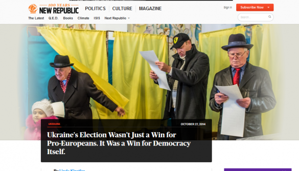 «Українські вибори були не лише проєвропейською перемогою. Це перемога для самої демократії» - New Republic