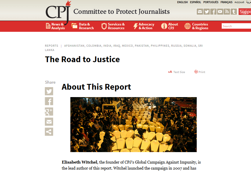 90% убивць журналістів залишаються непокараними – доповідь CPJ