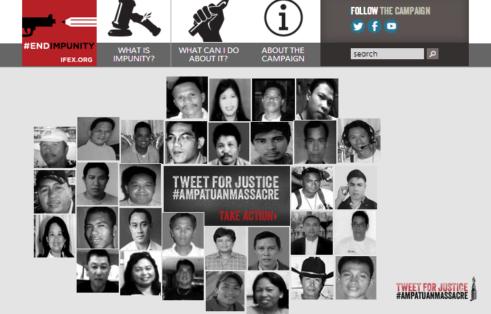 IFEX створила електронну стіну пам’яті на честь філіппінських журналістів