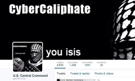 ISIS здійснила хакерську атаку на Центральне командування збройних сил США