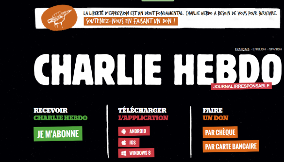 Charlie Hebdo випустив мобільний додаток із останнім номером журналу