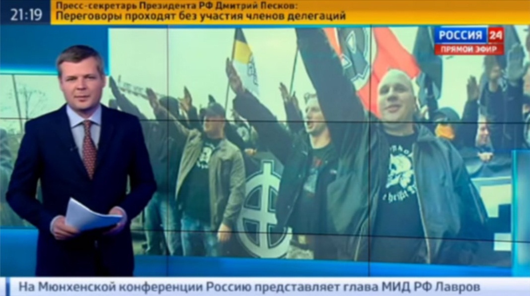 «Россия 24» видав російських неонацистів за українців