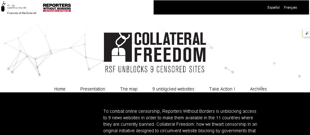 «Репортери без кордонів» розблоковують сайти, заборонені  у країнах-«ворогах інтернету»