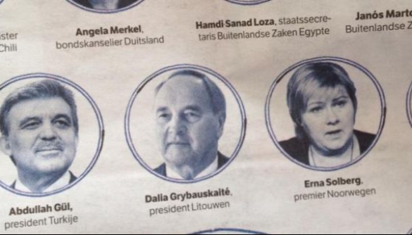 Голландська газета переплутала президентів Литви та Латвії