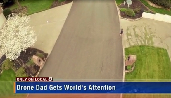 Американські медіа розтиражували історію чоловіка, який проводжав свою доньку за допомогою дрона