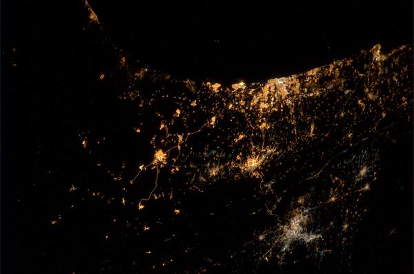Астронавт опублікував фото конфлікту в Ізраїлі та Газі, зняте із космосу