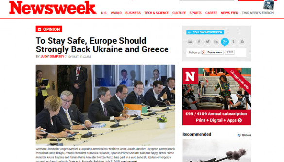 Український безлад не такий безнадійний як криза у Греції? Огляд англомовних ЗМІ