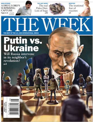 Путін все частіше з’являється на обкладинках світових друкованих медіа