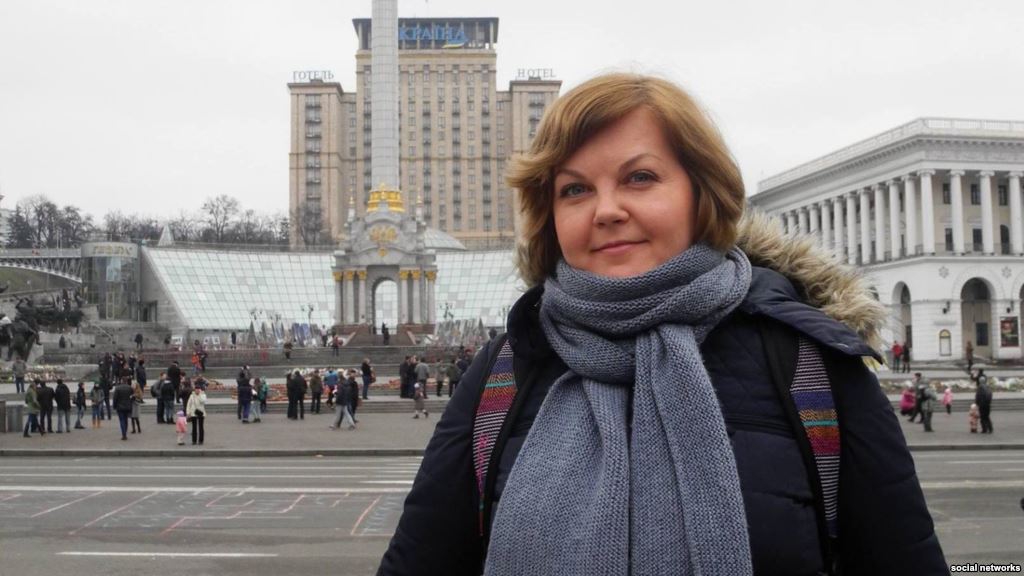 Журналістка ІА «Голос Криму» заявила, що їй перешкоджали активісти блокади на КПП «Чаплинка»