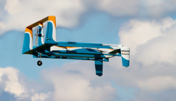 Amazon представив гібридний дрон для доставки товарів покупцям
