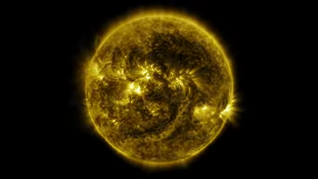 NASA показало рік з життя Сонця в одному відео