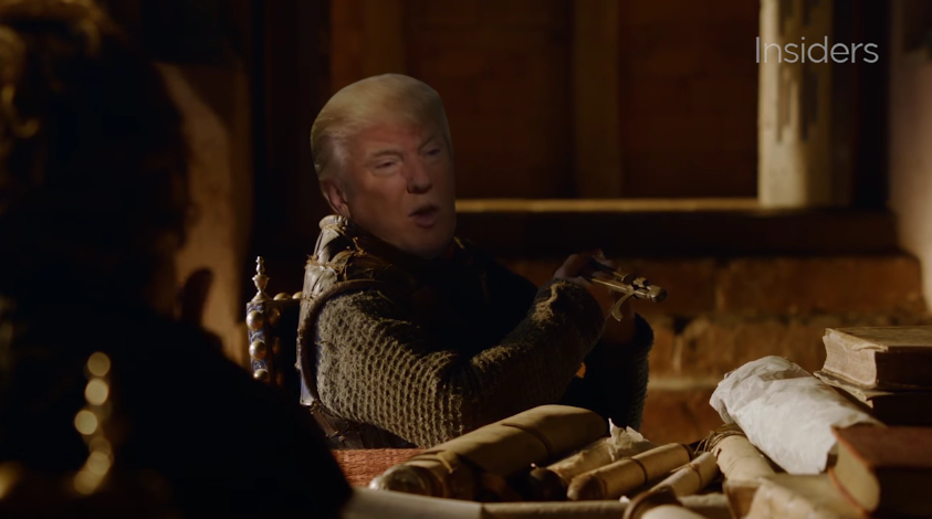 Дональда Трампа зобразили героєм «Гри престолів»