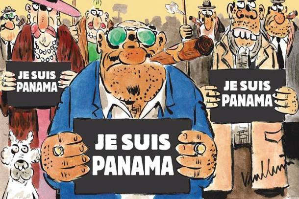 Журнал Charlie Hebdo присвятив обкладинку викриттю офшорних компаній