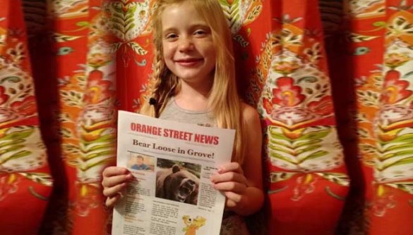 Дев’ятирічній дівчинці довелося відстоювати свою журналістську діяльність