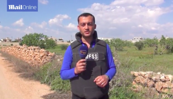 У Сирії журналіст отримав поранення під час прямого ефіру