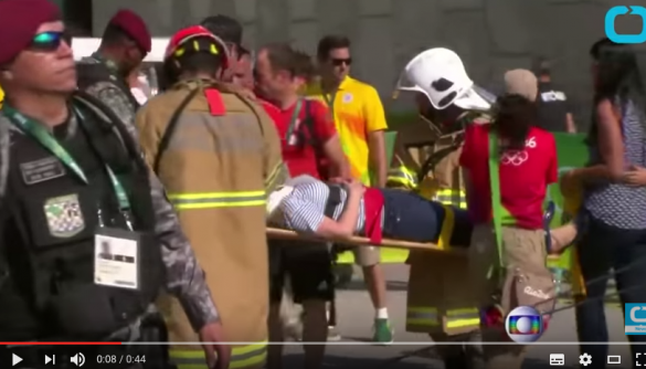 У Ріо на вболівальників з 18 метрів впала телекамера, є постраждалі (відео)