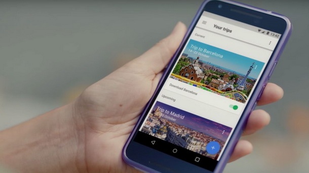 Google випустив мобільний додаток Google Trips