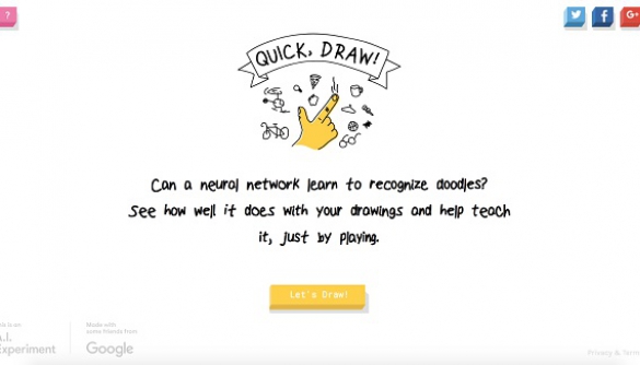 Google запустила гру, в якій нейронна мережа вчиться розпізнавати малюнки користувачів