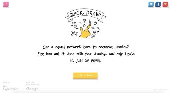 Google запустила гру, в якій нейронна мережа вчиться розпізнавати малюнки користувачів
