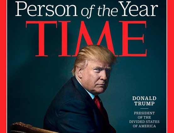 Журнал Time назвав Дональда Трампа людиною року