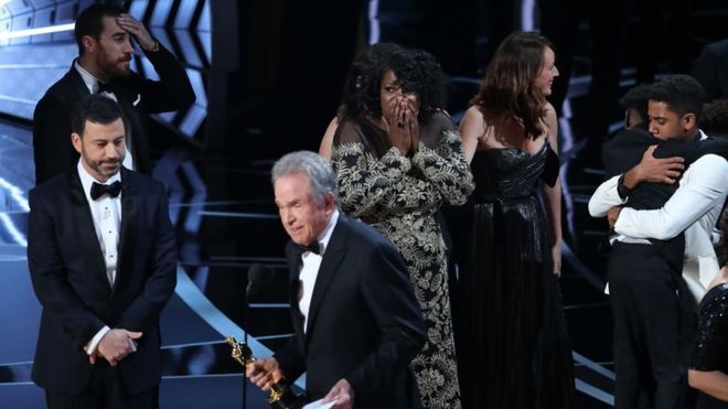 Оскар-2017: «Ла-Ла Ленд» оголосили переможцем помилково