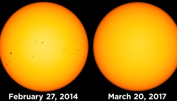 NASA опублікувало знімок Сонця без плям