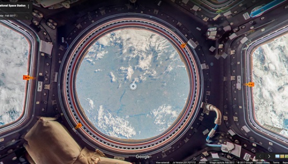 Google створив віртуальну екскурсію Міжнародною космічною станцією