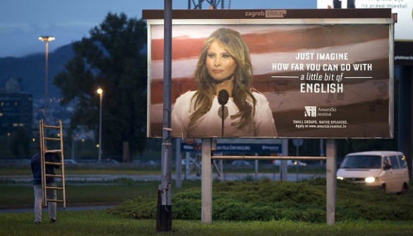 Меланія Трамп пригрозила подати до суду на курси з вивчення англійської мови через рекламу