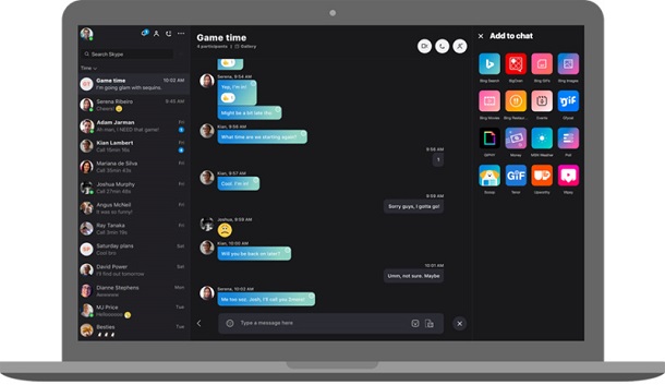 Microsoft оновила дизайн та деякі функції Skype