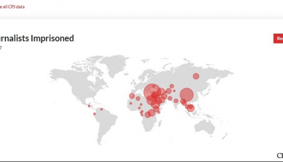 Цьогоріч рекордна кількість журналістів перебувають за ґратами – CPJ