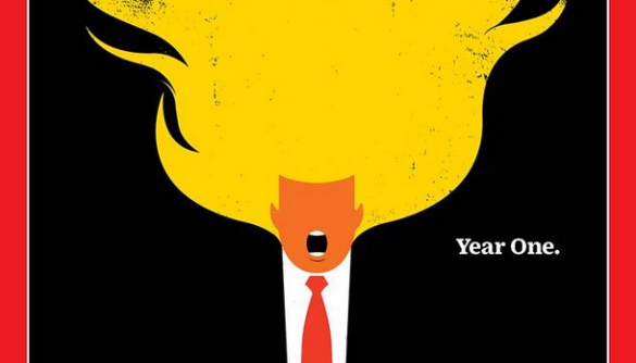 Журнал Time присвятив обкладинку першій річниці президентства Дональда Трампа