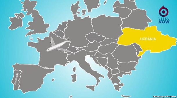 Португальський телеканал показав карту України без Криму