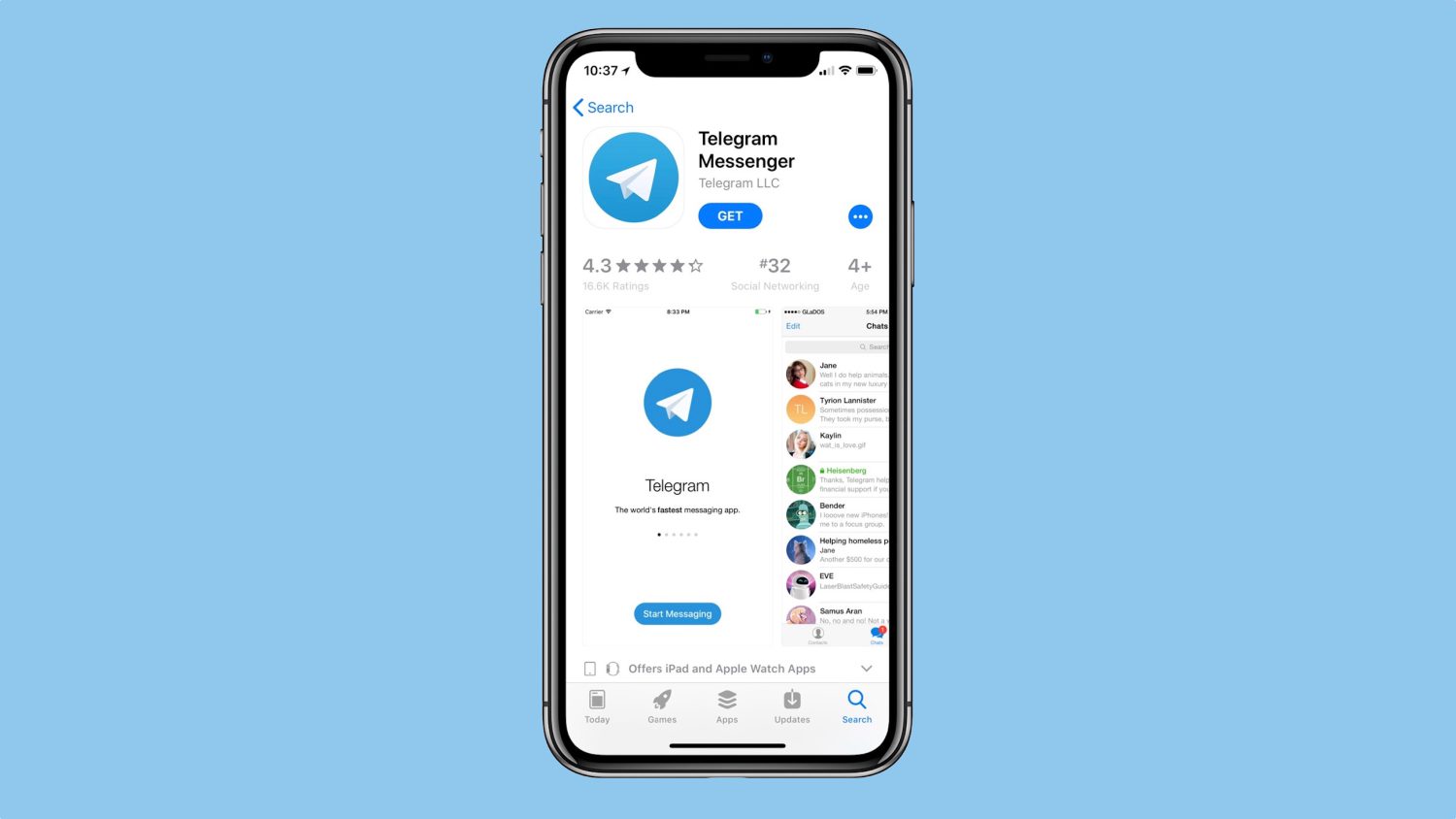 Apple видалила Telegram зі свого магазину додатків через дитячу порнографію