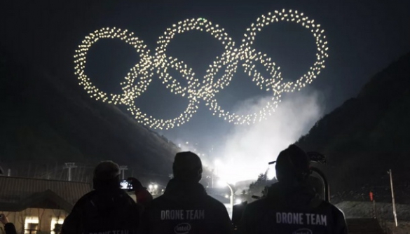 На Зимових Олімпійських іграх у Пхьончхані показали шоу з 1218 дронами