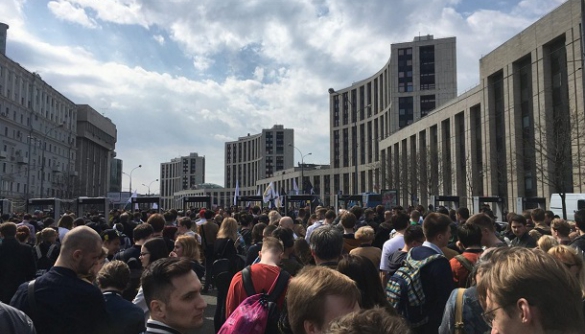 В Росії почався мітинг на підтримку Telegram