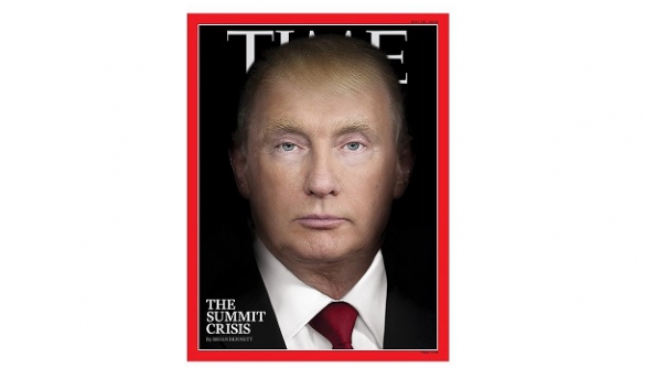 Time поєднав для обкладинки обличчя Путіна та Трампа