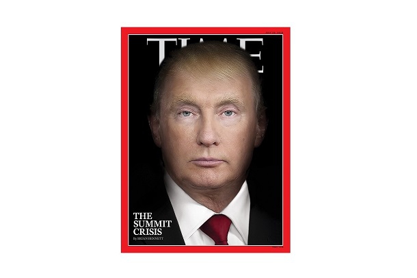 Time поєднав для обкладинки обличчя Путіна та Трампа