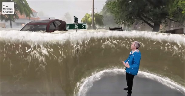 Телеканал показав у «доповненій реальності», яким буде ураган в США