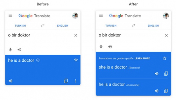 Перекладач Google тепер враховуватиме гендерний аспект