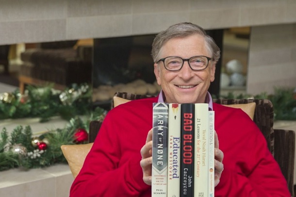 Білл Гейтс розповів про п'ять улюблених книжок року